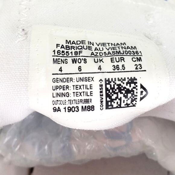 CONVERSE ALL STAR RAINBOW LOW TOP CANVAS SNEAKERS MENS SIZE 4 WOMENS SIZE 6 LGBT - Picture 5 of 8